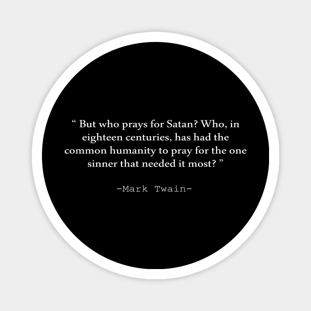 Mark Twain Quote Magnet by amalya